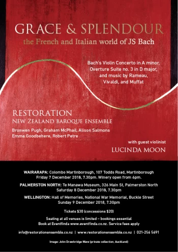 Printed cover for Grace and Splendour programme