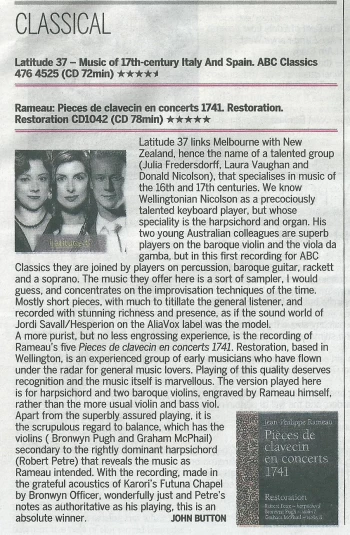 Rameau review John Button