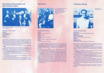 Musical Images flyer back